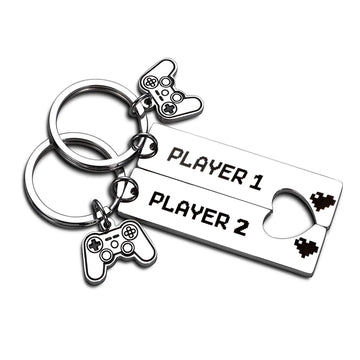 Set of Gamer Keychains for Couples