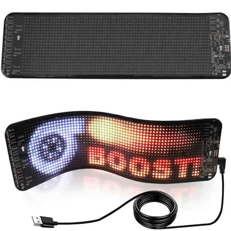 Flexible Scrolling LED Indicator Car Sign