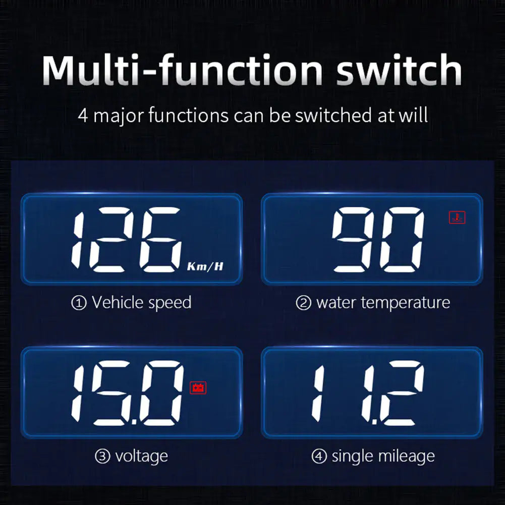 Multi-Function Universal Car Head-Up Display