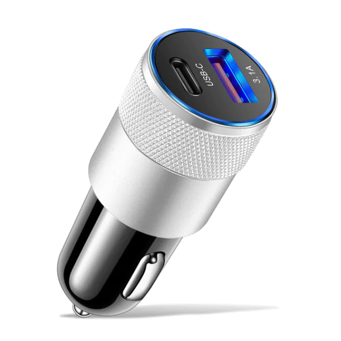 Olaf 68W Metal Alloy Adapter USB Car Charger