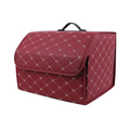 Portable Leather Organizer Car Storage Box - Automotive Must