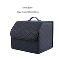 Portable Leather Organizer Car Storage Box - Automotive Must