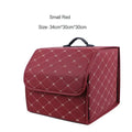 Portable Leather Organizer Car Storage Box - Automotive Must